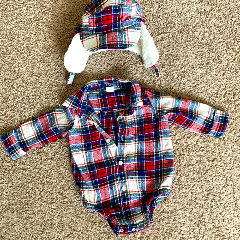 Baby boy flannel combo - gap 6-12m